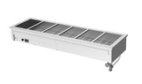 Culinaire CH.BM.D.6 6 Module Drop In Commercial Bain Marie Benchtop Bain Marie