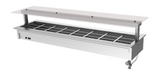 Culinaire CH.BMC.D.GSF.8 8 Bay Bain Marie Drop In Commercial Bain Marie Undercounter Flat Glass Gantry Under Bench Bain Marie