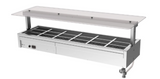 Culinaire CH.BMC.U.GSF.6 6 Bay Bain Marie Drop In Commercial Bain Marie Undercounter Flat Glass Gantry Under Bench Bain Marie