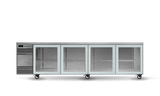 Skope BackBar CounterLine 4 Door Glass Underbench Fridge 721L