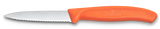 6.7633 - Orange Victorinox Swiss Classic Paring Knife, Wavy Edge 8cm
