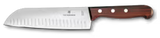 Santoku Knife, Fluted Edge 17cm - Wood