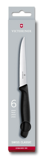 6.7233.6 - Steak & Pizza Knife 6 Piece Set, Wavy Edge 11cm & Blue