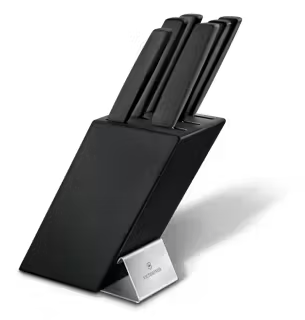 8 Piece Cutlery Block Set - Black