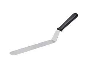 22407 - Chef Inox Spatula/Pallet Knife Cranked Blk Hdl (Sold in sets of 12)