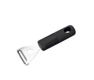 Chef Inox Easy Grip Y Peeler S/S W/Blk Hdl 160mm