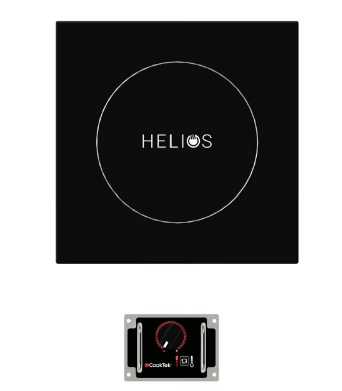 Cooktek HRD.9500.SH25.4 Helios Induction Cooktop Single Hob Drop-In Induction Cooktop