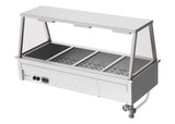 Culinaire CH.BM.D.GA.4 4 Modules Commercial Bain Marie Benchtop with A Frame Gantry Bain Marie