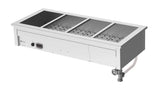 Culinaire CH.BM.U.4 4 Module Undercounter Commercial Bain Marie Under Bench Bain Marie