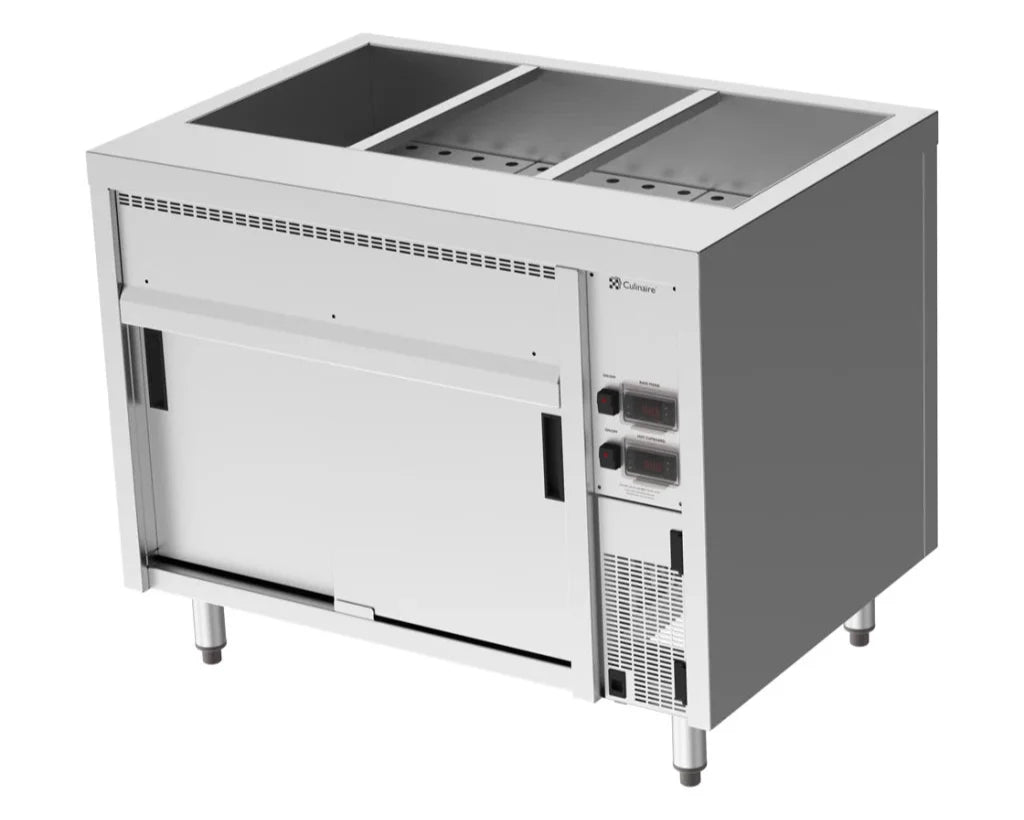 Culinaire CH.BMH.I.3 Island Bain Marie Hot Cupboard 3 Module Commercial Bain Marie I Under Bench Bain Marie