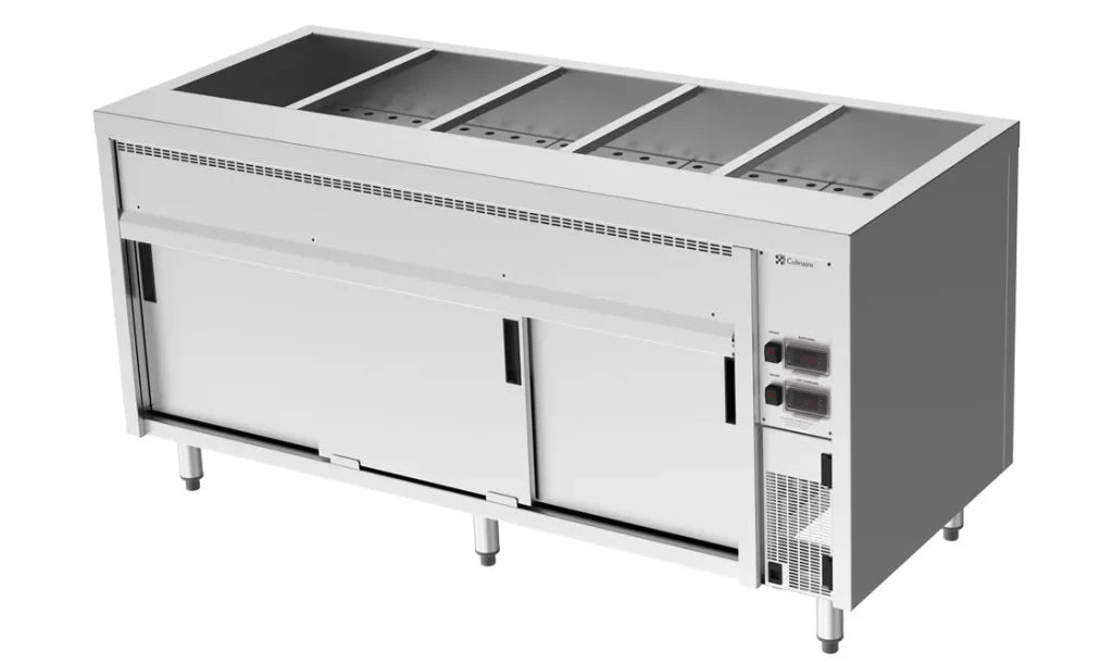 Culinaire CH.BMH.I.5 Island Bain Marie Hot Cupboard 5 Module Commercial Bain Marie I Under Bench Bain Marie