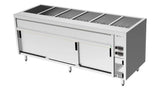 Culinaire CH.BMH.I.6 Island Bain Marie Hot Cupboard 6 Module Commercial Bain Marie I Under Bench Bain Marie