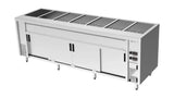 Culinaire CH.BMH.I.7 Island Bain Marie Hot Cupboard 7 Module Commercial Bain Marie I Under Bench Bain Marie