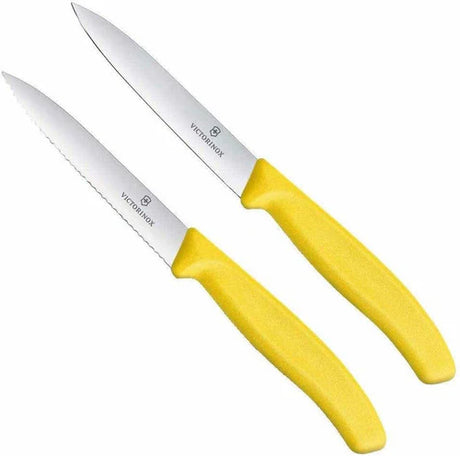 6.7793.2 - 2 Piece Paring Knife Set , Green, Pink, Yellow & Orange