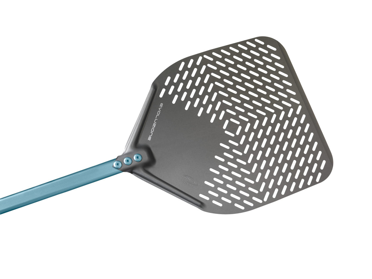 Euroquip Evoluzione Rectangular Perforated Pizza Peel 33cm