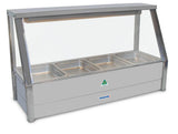 Roband E14 Single Row Straight Glass Hot Food Display Bar
