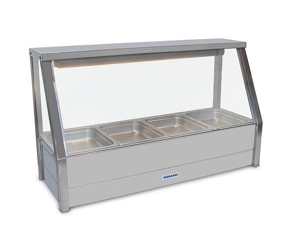 Roband E14RD Single Row Straight Glass Hot Food Display Bar