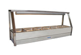 Roband E16 Single Row Straight Glass Hot Food Display Bar