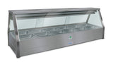 Roband EFX26RD Straight Glass Refrigerated Cold Plate Display