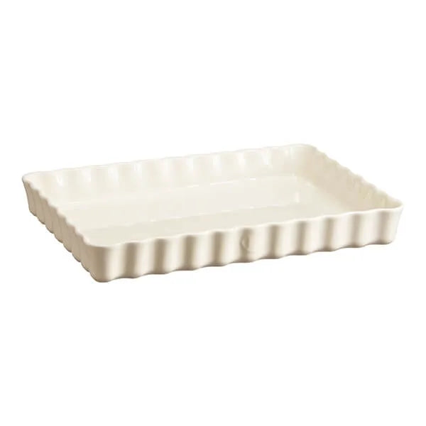 Emile Henry Deep Rectangular Tart Dish 240x340mm/1.9L Clay (Sold in sets of 3)