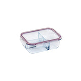 Eterna Glass Containers 3 Div Rect 1500ml (Set of 5)
