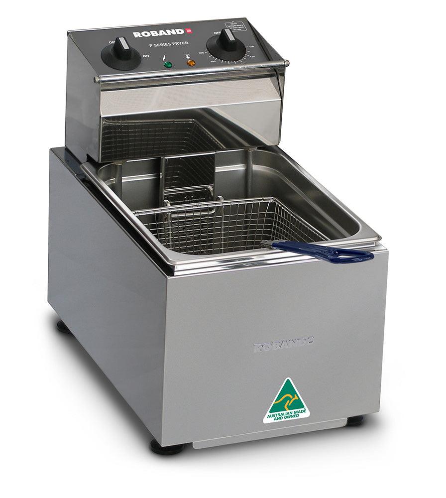 Roband F18 Single Pan Double Basket Deep Fryer 8L