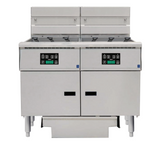 Anets FDAEP218RD Platinum Series Electric Fryer with Digital Control 2 Filter Drawer System Drawer Fryers