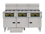 Anets FDAEP318RC Platinum Series Electric Fryer with Computer Control 3 Filter Drawer System Drawer Fryers