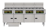 Anets FDAEP418RC Platinum Series Electric Fryer with Computer Control 4 Filter Drawer System Drawer Fryers