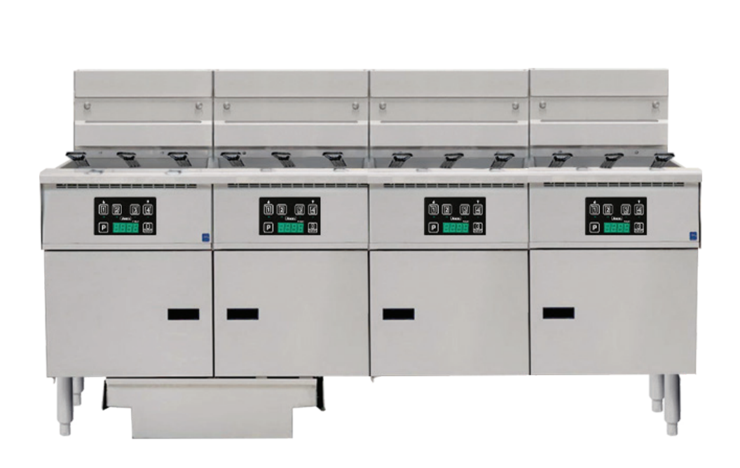 Anets FDAEP418RD Platinum Series Electric Fryer with Digital Control 4 Filter Drawer System Drawer Fryers