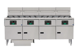 Anets FDAEP418RD Platinum Series Electric Fryer with Digital Control 4 Filter Drawer System Drawer Fryers