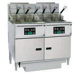 Anets FDAGP275D Platinum 75 Series Gas Fryer with Digital Control 2 Filter Drawer System Drawer Fryers