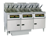 Anets FDAGP375C Platinum 75 Series Gas Fryer with Computer Control 3 Filter Drawer System Drawer Fryers