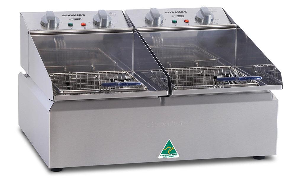 Roband FR25 Frypod Double Pan Countertop Deep Fryer 2 x 5L