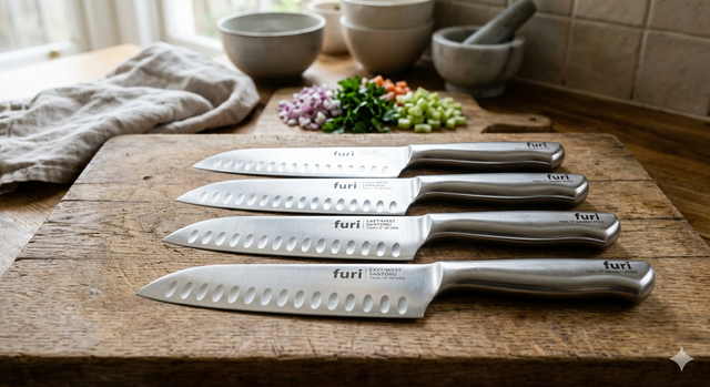 27182 - Furi-Pro East/West Santoku Knife 13Cm (41352) (Sold in sets of 4)