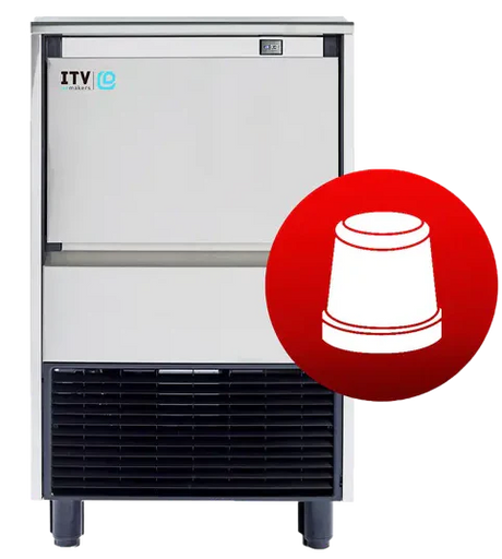 Skope GALA NG110 A | Self-Contained | Ice Maker | Ice Cube Maker | Ice Maker with Integral Bin