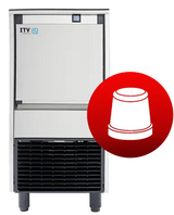 Skope GALA NG30 A DP| Self-Contained | Ice Maker | Ice Cube Maker | Ice Maker with Integral Bin and  Drain Pump