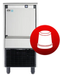 Skope GALA NG30 A DP| Self-Contained | Ice Maker | Ice Cube Maker | Ice Maker with Integral Bin and  Drain Pump