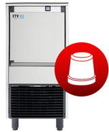 Skope ICE QUEEN IQ85 A | Self-Contained | Granular Ice Maker | Ice Flaker | Commercial Ice Flaker | Ice Maker | with Integral Bin