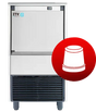 Skope GALA NG45 A DP|Self-Contained | Ice Maker | Ice Cube Maker | Ice Maker with Integral Bin | and Drain Pump

