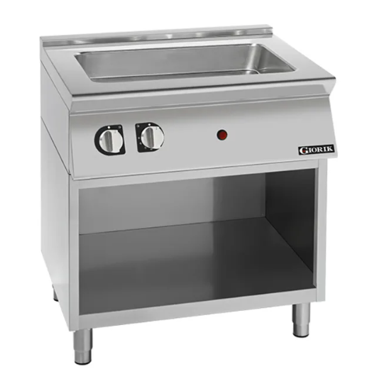 Giorik BM740ET 700 Series 800mm Electric 2/1GN On Open Base Electric Bain Marie