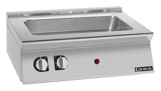 Giorik BM940TT 900 Series 800mm Countertop Electric 1/1GN + 1/3GN Bain Marie Top