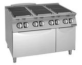 Giorik CE96QET 900 Series 6x Square Hot Plates Electric Range on Electric Oven Standard Electric Oven