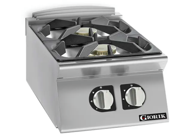 Giorik CG720TT 700 Series Gas Boiling Tops 2 x Gas Burners Countertop Boiling Top