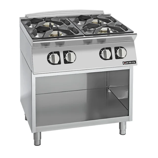 Giorik CG940GT 900 Series 4 Burner On Open Base Gas Boiling Top Boiling Top