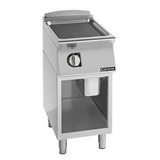 Giorik FLE72GFT 700 Series 400mm Wide Smooth Mild Steel Plate On Open Base Electric Frytop