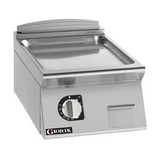 Giorik FLE72TCRXT 700 Series 400mm Wide Smooth Satin Chrome Electric Frytop