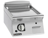Giorik FLG72TCRXT 700 Series 400mm Wide Smooth Satin Chrome Gas Frytop