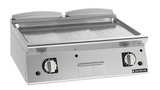 Giorik FLG741TCRXT 700 Series 800mm Wide Smooth Satin Chrome Gas Frytop