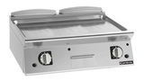 Giorik FLG941TCRXT 900 Series 800mm Wide Countertop Smooth Satin Chrome Plate Gas Frytop